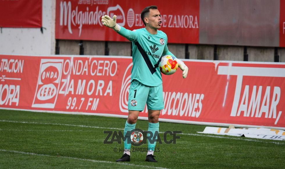 Fermín Sobrón, en el encuentro ante el AD Mérida. Foto: Zamora CF