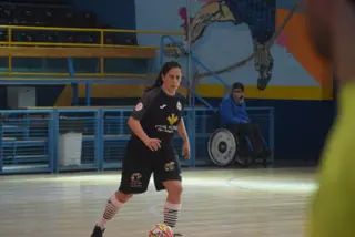 Lara Morín en el River Zamora - San Fernando. Archivo.