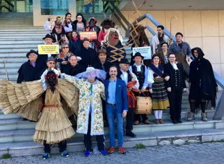 Zamora, presente en el desfile de los Caretos de Braganza