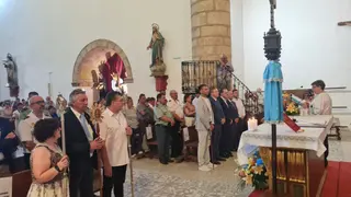 Romería de la Virgen de la Salud el pasado año. Archivo