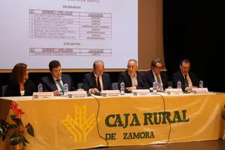 Junta preparatoria de Caja Rural en Zamora capital. ARCHIVO