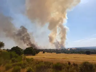 Imagen actual del incendio 