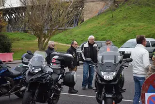 Marcha motera homenaje a los afectados por accidentes de tráfico (1)