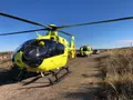 Helicóptero medicalizado. Archivo